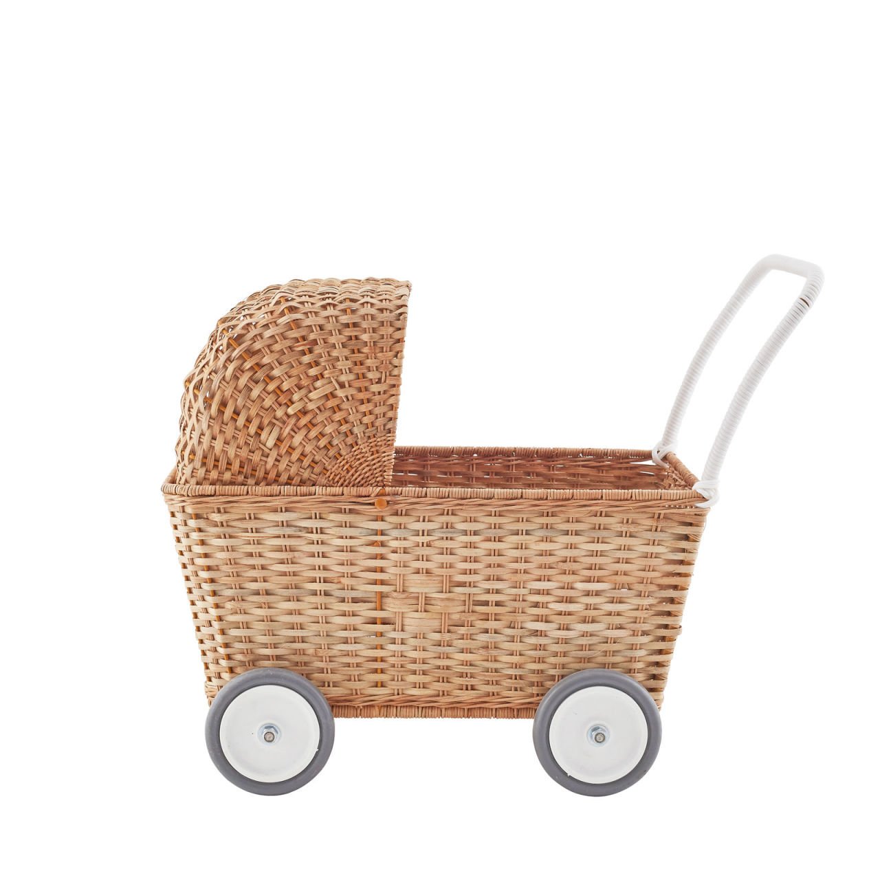 RATTAN STROLLEY - NATURAL