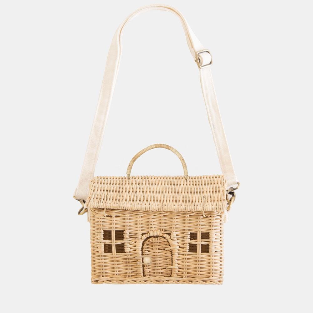 RATTAN CASA BAG - STRAW