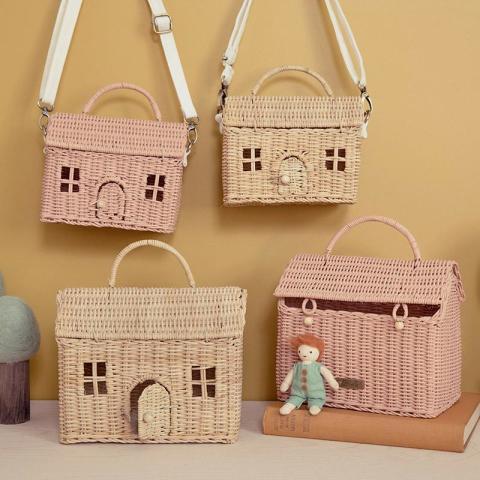 RATTAN CASA BAG - STRAW