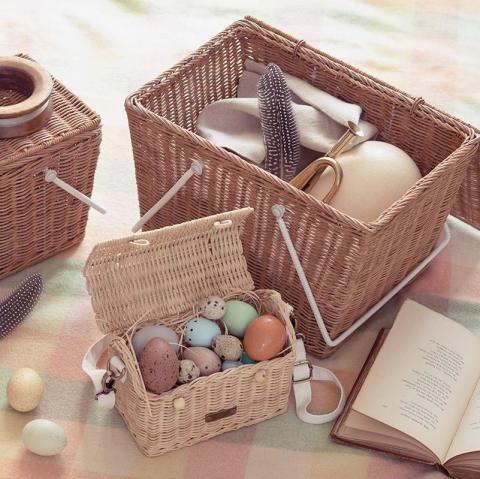 RATTAN CASA BAG - STRAW